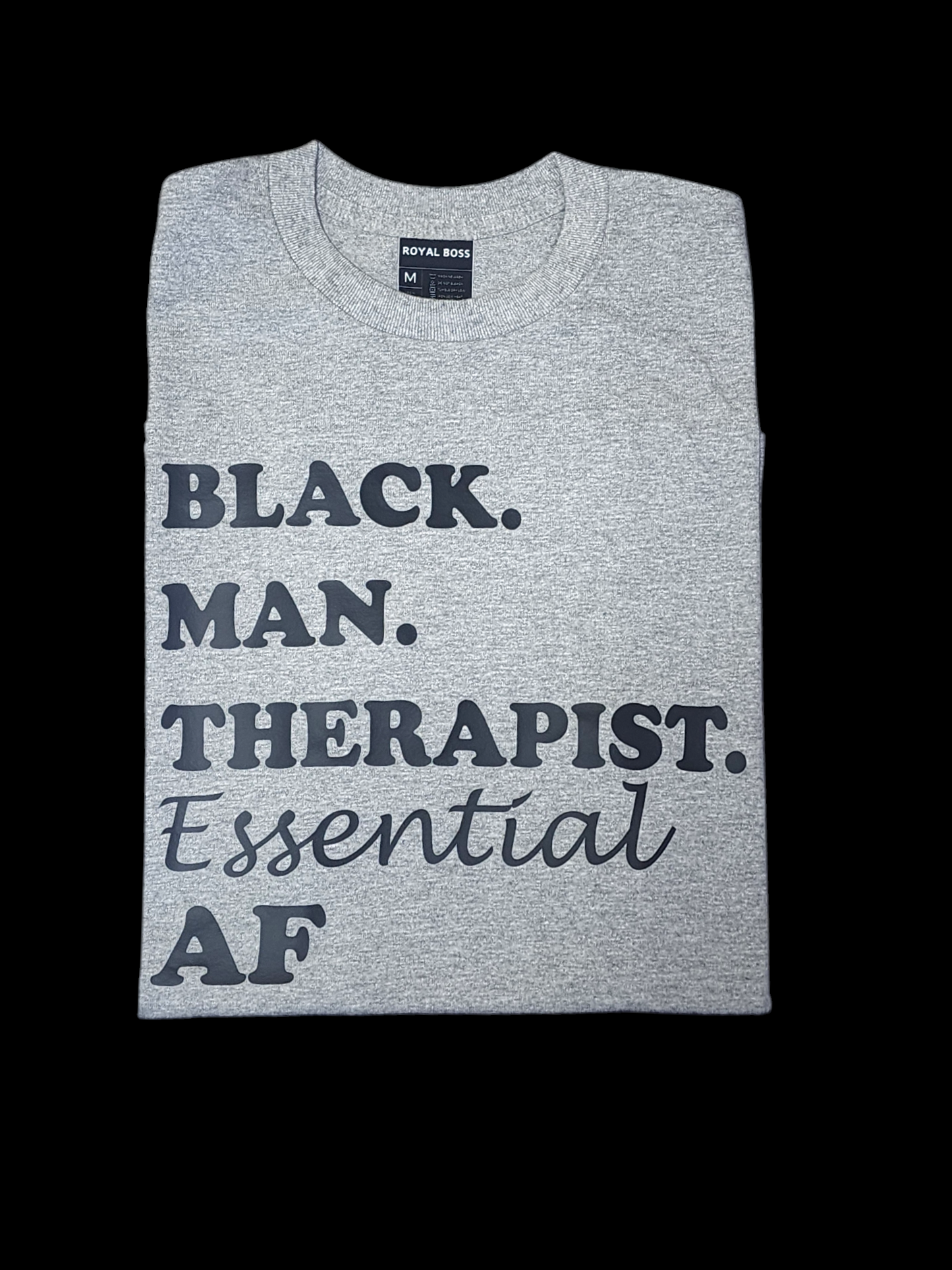 Black Man Therapist T-shirt