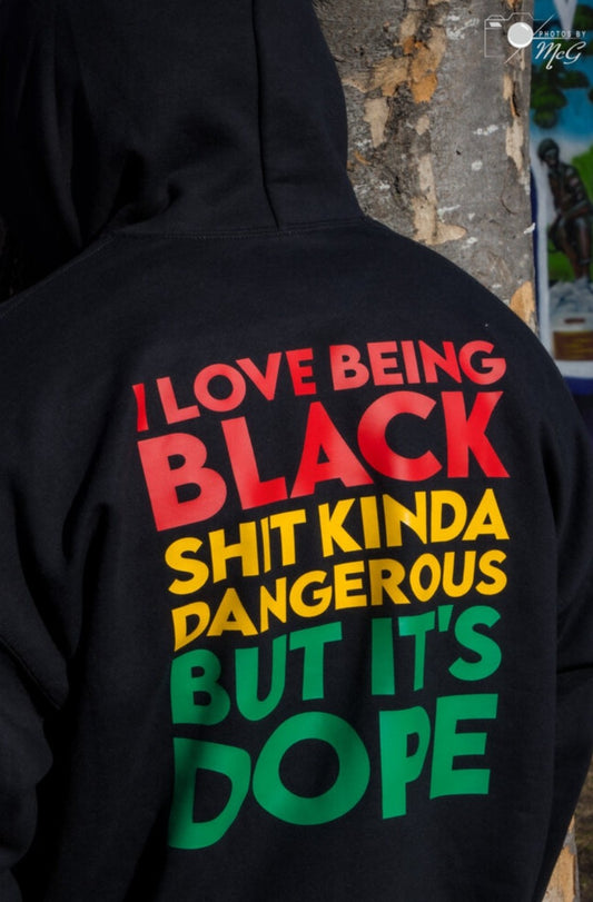I Love Being Black Hoodie