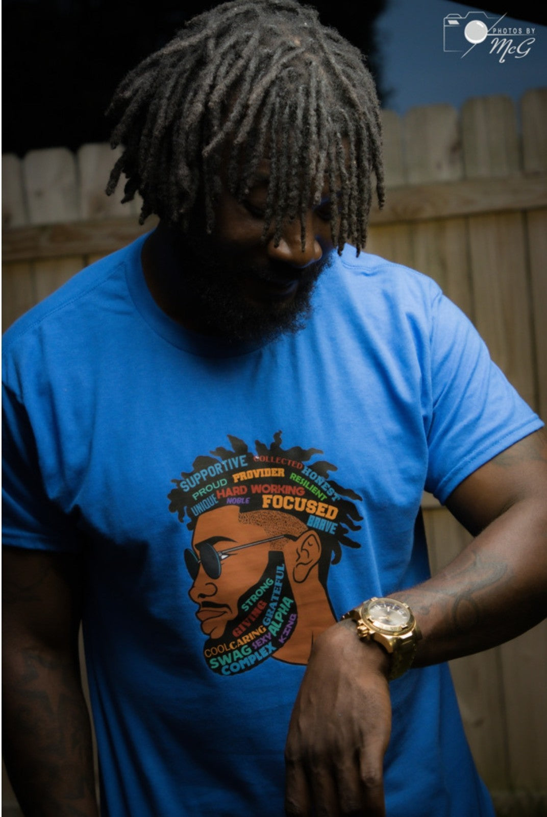 Motivated Black Man T-shirt