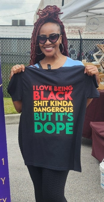 I Love Being Black T-shirt