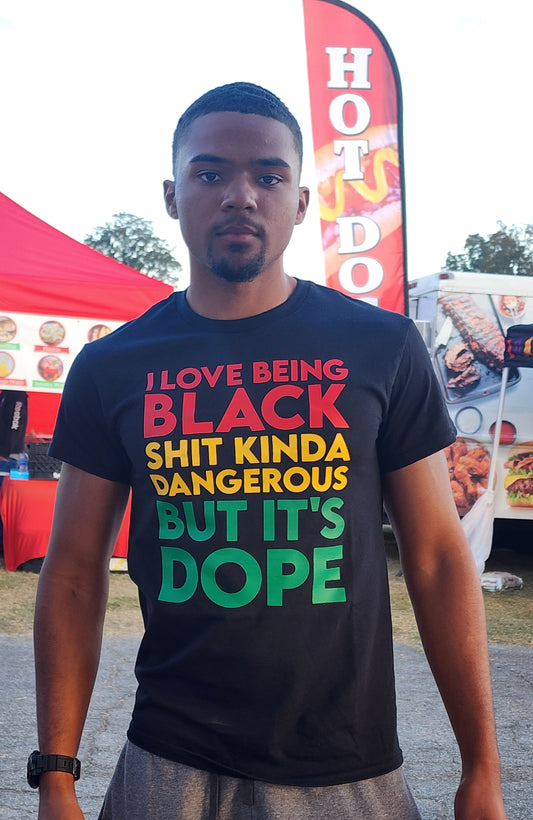 I Love Being Black T-shirt