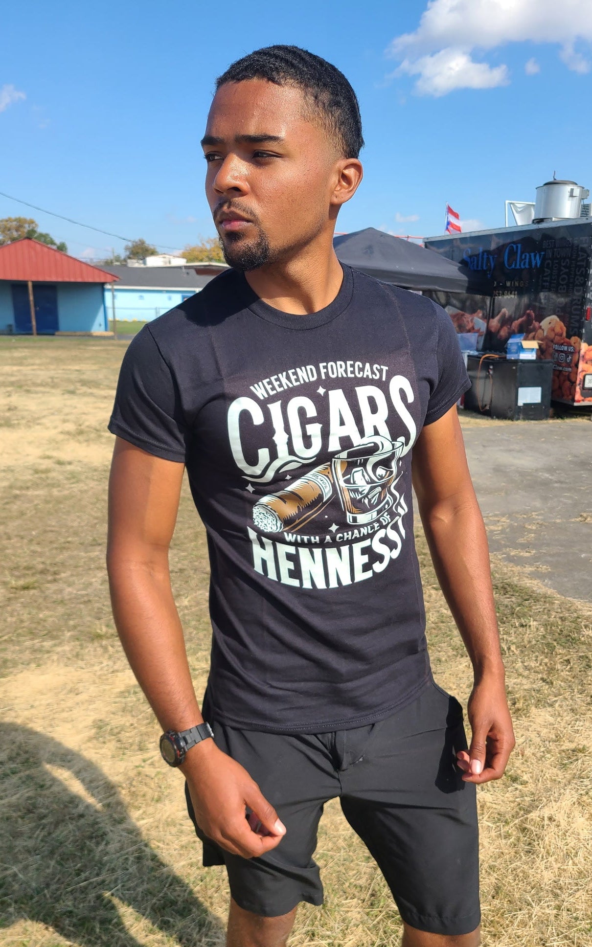 Cigars and Hennessy T-shirt