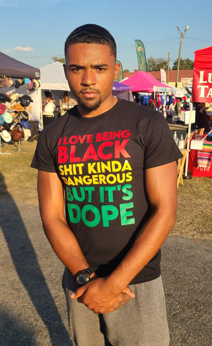 I Love Being Black T-shirt