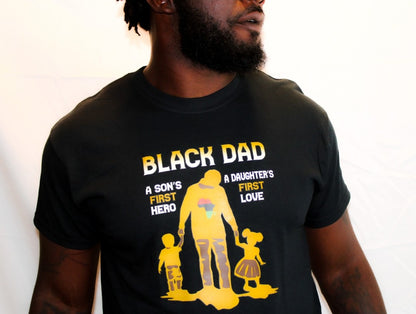 Black Dad T-shirt