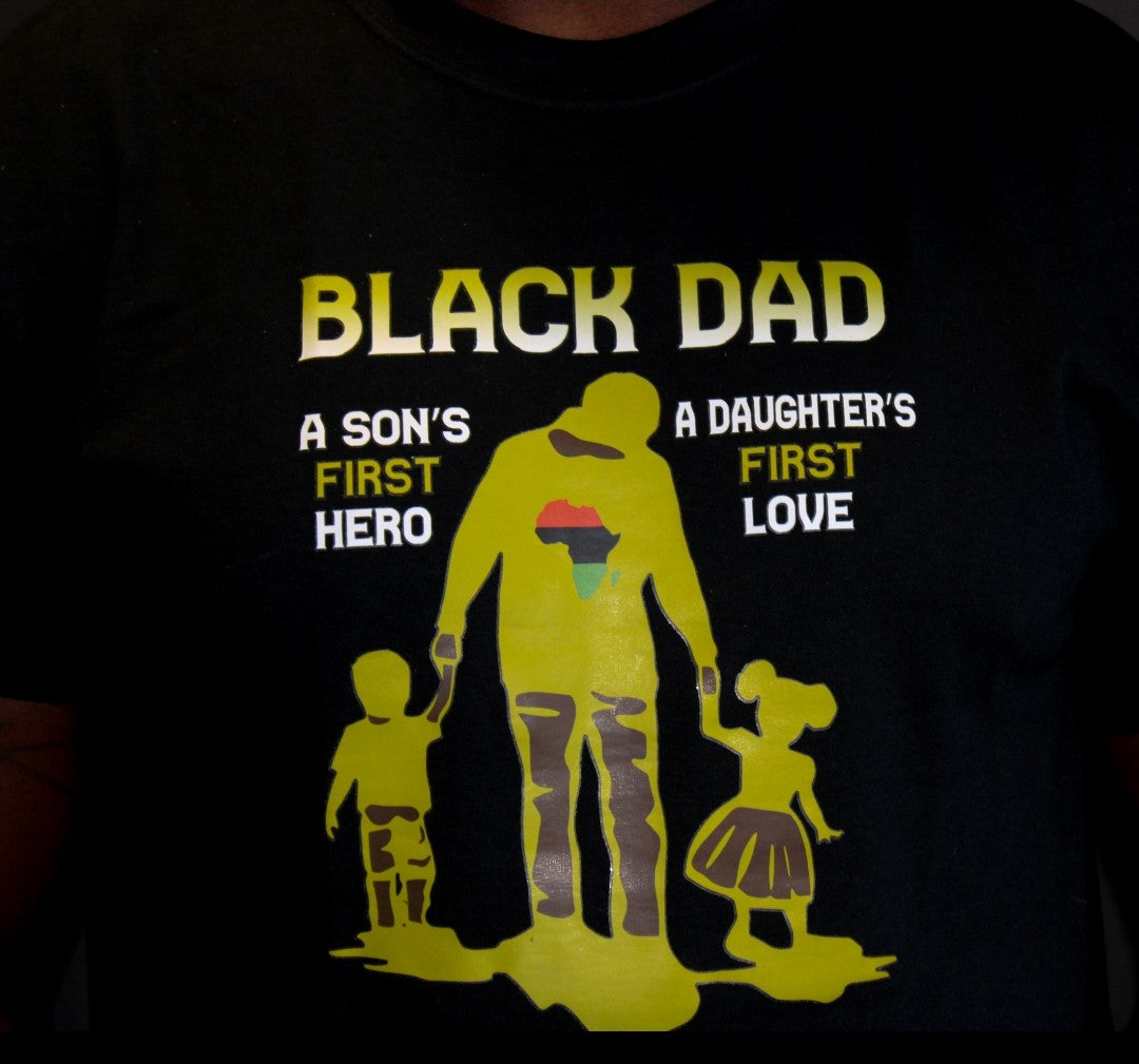 Black Dad T-shirt